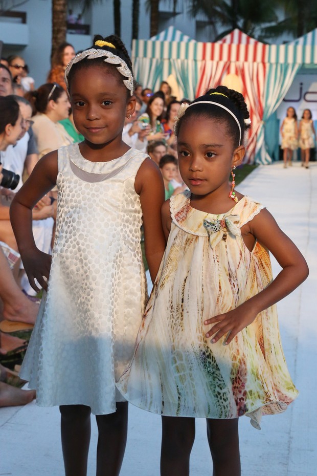 Maria e Laura, filhas de Glória Maria (Foto: Divulgação)