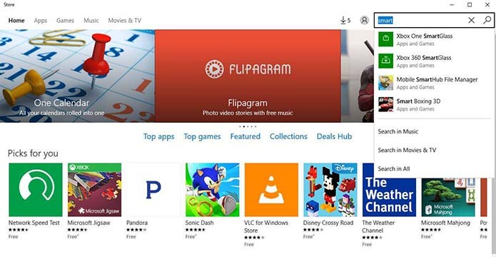 Busque pelo Smartglass do Xbox One (Foto: Reprodução/Murilo Molina)