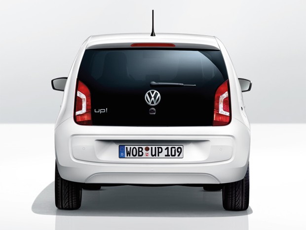Traseira do Volkswagen Up! europeu (Foto: Divulgação)