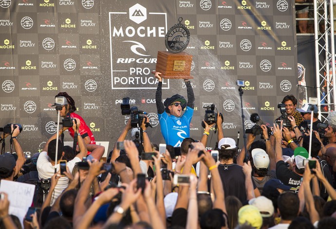 Surfe Mick Fanning WCT de Peniche Portugal (Foto: AP)