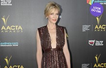 Look do dia: Cate Blanchett usa look metalizado com decotão