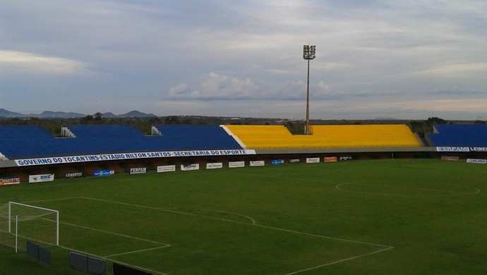 O Nilton Santos foi o primeiro estádio que Jallis Rodrigues entrou (Foto: Jallis Rodrigues/Arquivo Pessoal)