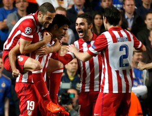 Diego Costa gol, Chelsea x Atlético de Madrid (Foto: Reuters)