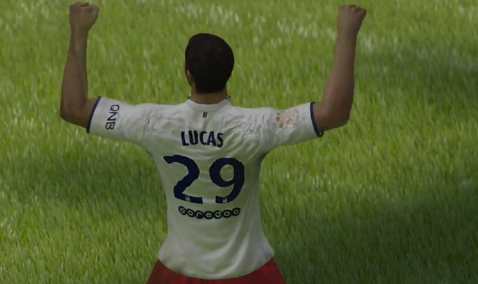 Lucas é um dos jogadores mais velozes do Fifa 15 (Foto: Divulgação)