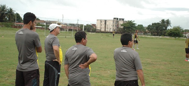 Comissão técnica, Botafogo-PB,  Marcelo Vilar, Totonho, Campeonato Brasileiro, Série D (Foto: Richardson Gray / Globoesporte.com/pb)