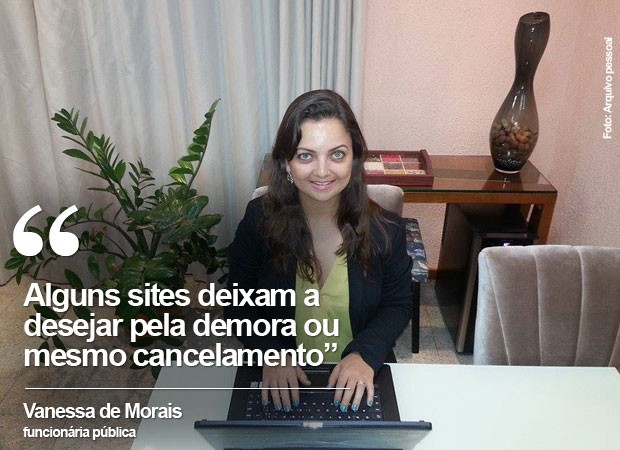 Para Vanessa Rezende de Morais, as compras na internet são confiáveis, desde que o consumidor tenha cautela em pesquisar as reclamações registradas sobre o site (Foto: Arquivo pessoal)