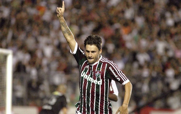 Rafael Sobis gol Fluminense Huachipato (Foto: Nelson Perez / Fluminense. F.C.)