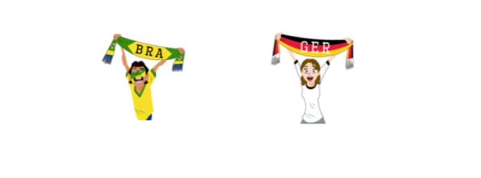 Brasil x Argentina: quem será que ganha na disputa de torcida? (Foto: Reprodução/Carol Danelli) Brasil x Argentina: quem será que ganha na disputa de torcida? (Foto: Reprodução/Carol Danelli)
