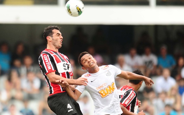 Rhodolfo São Paulo David Braz Santos clássico Vila Belmiro (Foto: Marcos Ribolli/Globoesporte.com)