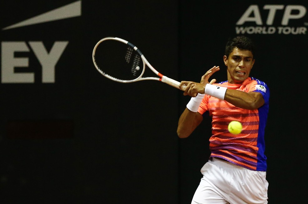 Thiago Monteiro em Indian Wells (Foto: Marcelo Zambrana/Divulgação)