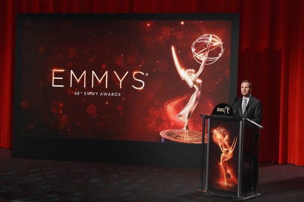 Anúncio aos indicados do Emmy (Foto: AFP)