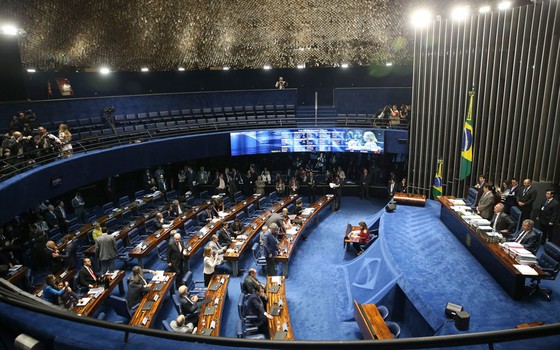 Senado aprovou, em segundo turno, o texto-base da Proposta de Emenda Á Constituição do Teto de Gastos (PEC 55/2016) (Foto: Antonio Cruz/ABR)