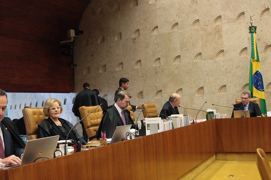 Ministros do Supremo Tribunal Federal votam sobre a liberação de biografias não autorizadas (Foto: Carlos Humberto/SCO/STF)