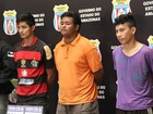 Trio preso por latrocínio de PM tentou assalto para comprar drogas, no AM