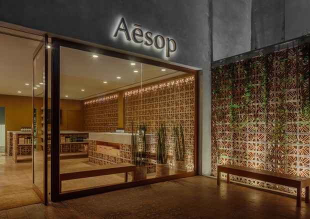 A nova loja da Aesop na Vila Madalena (Foto: Pedro Kok/Divulgação)