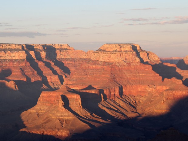 Vista aérea do Grand Canyon, no Arizona (EUA), no fim da tarde (Foto: Tony Hisgett/CC)