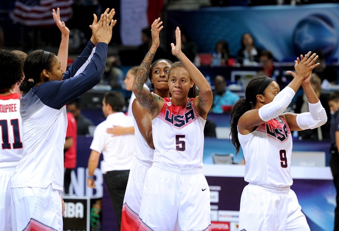 EUA x França - Basquete feminino (Foto: Divulgação / FIBA)