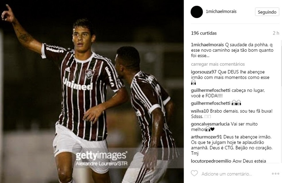 Na última manifestação no Instagram, há uma semana, Michael projetava um novo caminho. Mas ainda não se sabe qual (Foto: Reprodução / Instagram)