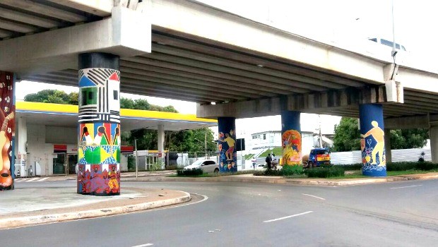 Viaduto do Despraiado foi inaugurado em 2013 para a Copa (Foto: Pollyana Araújo/ G1)