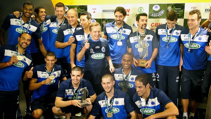 Cruzeiro campeão vôlei superliga (Foto: Mauricio Paulucci)