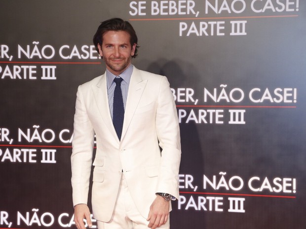 Bradley Cooper na pré-estreia de "Se Beber Não Case: Parte 3" (Foto: Roberto Filho / AgNews)