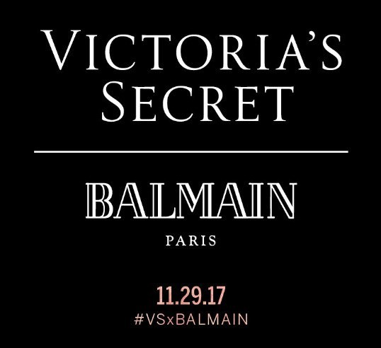 Parceria da Victoria's Secret com Olivier Rousteing, da Balmain (Foto: Reprodução/ Instagram)
