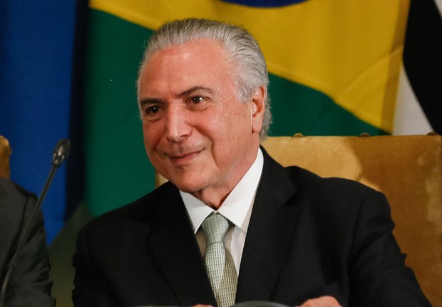 O presidente Michel Temer em encontro Brasil-Suécia (Foto: Beto Barata/PR)