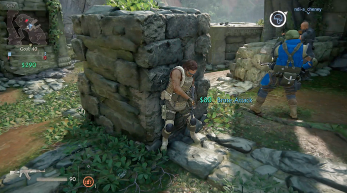 Troca de tiros é frenética em Uncharted 4 (Foto: Divulgação)