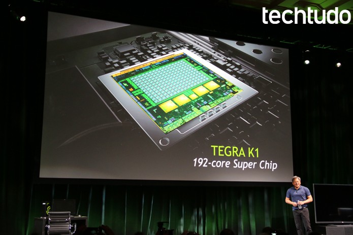 CEO da Nvidia, Jen-Hsun Huang apresenta o Tegra K1 (Foto: Fabrício Vitorino/TechTudo) CEO da Nvidia, Jen-Hsun Huang apresenta o Tegra K1 (Foto: Fabrício Vitorino/TechTudo)