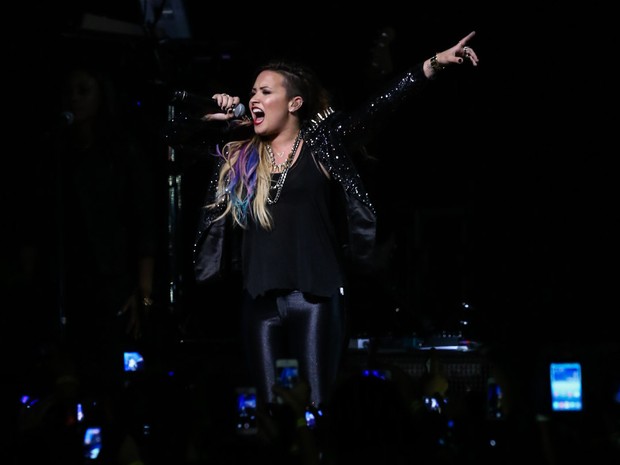 Demi Lovato faz show em São Paulo (Foto: Manuela Scarpa/ Foto Rio News)