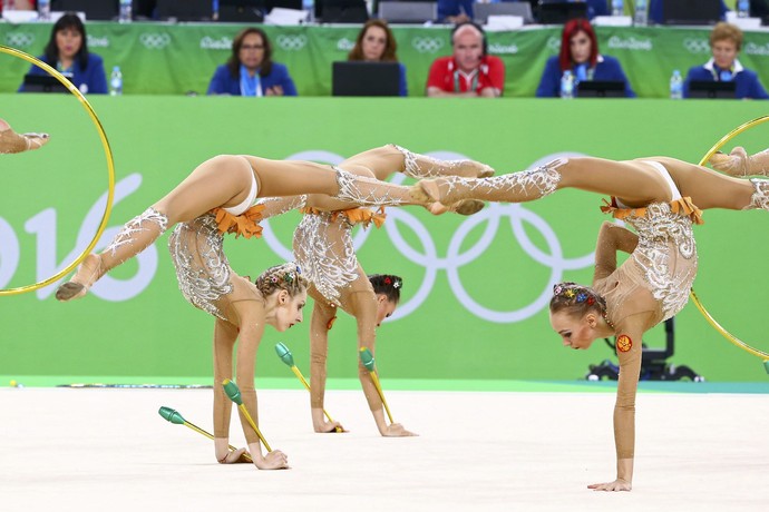 Rússia ginástica rítmica Olimpíada (Foto: REUTERS/David Gray)