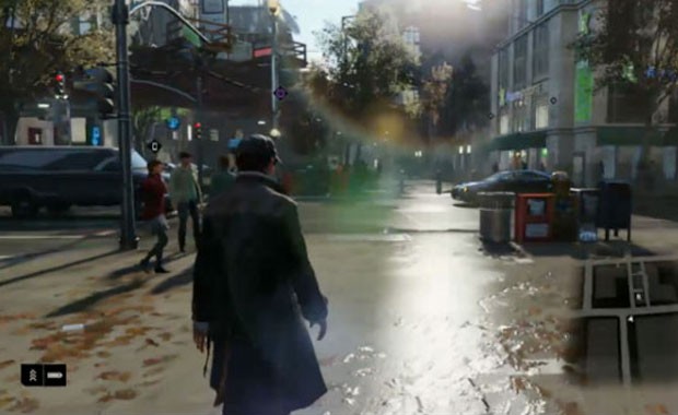 Novo game 'Watch Dogs' é demonstrado ao vivo durante o lançamento do PS4. (Foto: Reprodução)