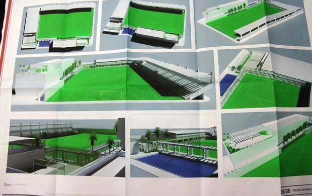 Planta complexo Neymar Praia Grande (Foto: Lincoln Chaves / Globoesporte.com)