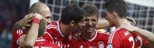 Bayern vence e conquista a 'tríplice coroa' (Reuters/Michael Dalder)
