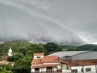Nuvem chama atenção de morador em Silveiras, SP