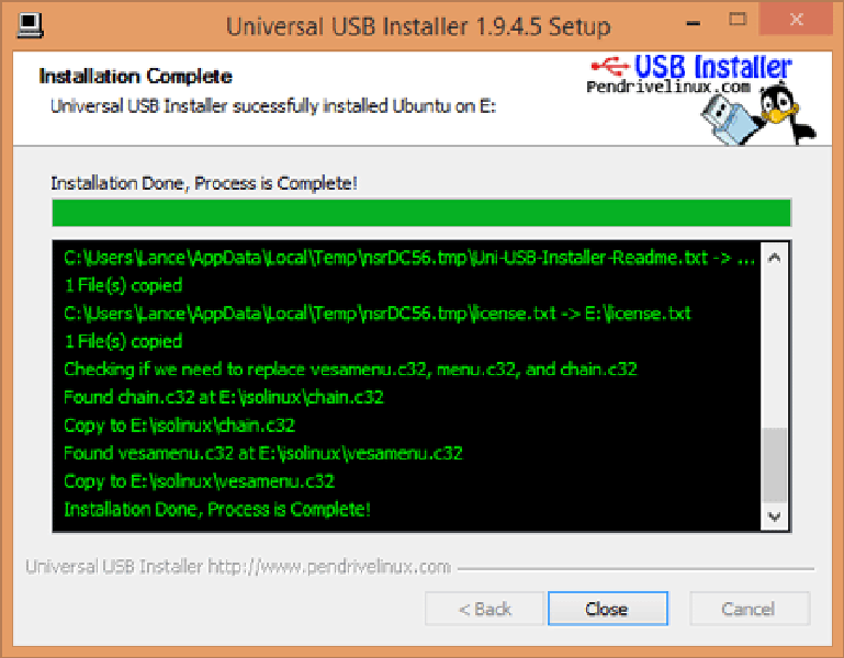 Universal Usb Installer Ophcrack Vista