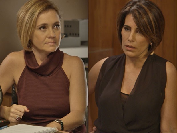 As duas partem para a agressão depois que Beatriz ousa falar do pai da rival (Foto: TV Globo)