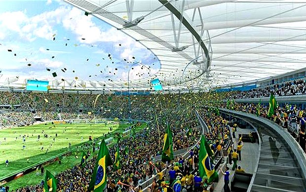 Projeto Maracanã Copa 2014 (Foto: Fernandes Arquitetos / Portal 2014)