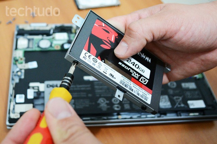 Caso ocorra erro "somente leitura", instale SSD como secundário (Foto: Adriano Hamaguchi/TechTudo)