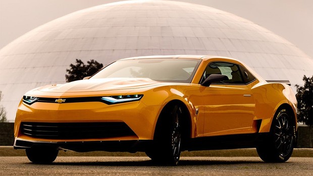 Novo Chevrolet Camaro Bumblebee estará no filme Transformers 4 (Foto: General Motors) Camaro Bumblebee - Transformers 4 - Universo Masculino