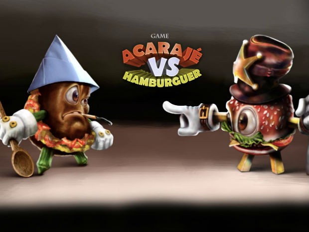 Acarajé e hambúrguer batalham em game da Bahia (Foto: Divulgação / Moovi Estúdios Criativos)