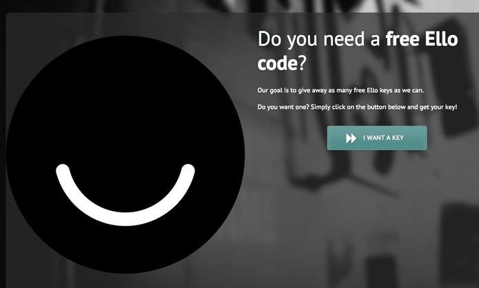 Ello Codes consegue convites imediatos para a rede social anti-Facebook (Foto: Reprodução/ElloCodes) Ello Codes consegue convites imediatos para a rede social anti-Facebook (Foto: Reprodução/ElloCodes)