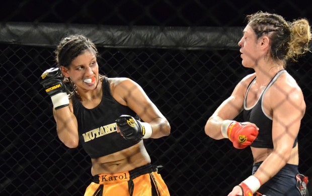 Karol Mutante perde no Bokum Fight (Foto: João Áquila / GLOBOESPORTE.COM)