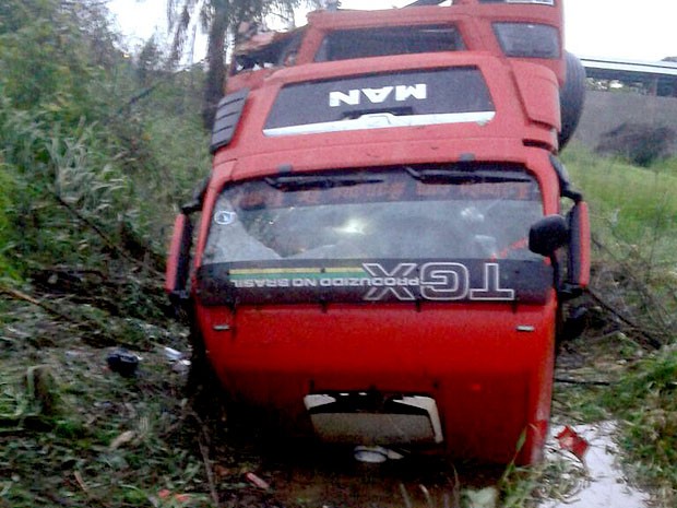 Veículo capotou no Km 550 da BR-316, em Caxias (MA) (Foto: Divulgação / PRF-MA (Caxias))