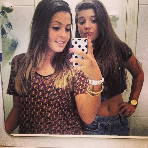 Daniella Favatto, filha de Romário com amiga (Foto: Instagram / Reprodução)