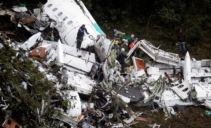 Acidente avião chapecoense  (Foto: Agência Reuters)