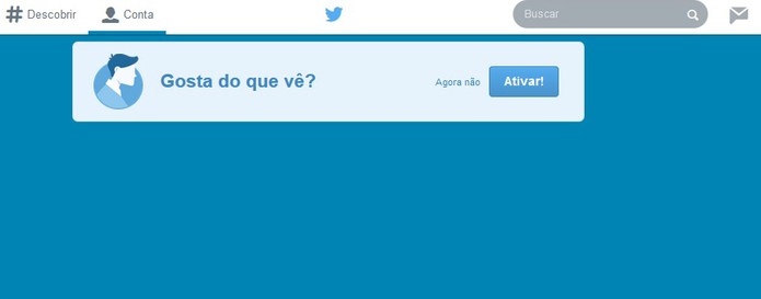 Ative o novo perfil do Twitter (Foto: Reprodução/Barbara Mannara)