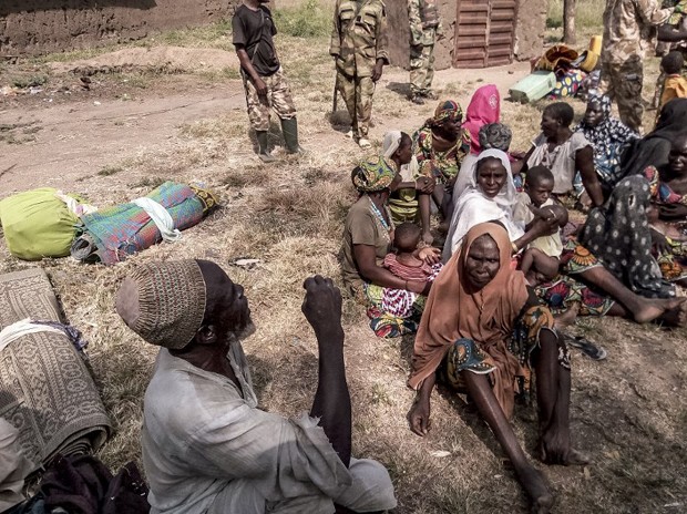 Exército nigeriano anunciou a liberação de 338 reféns do Boko Haram (Foto: Nigerian Army / AFP)