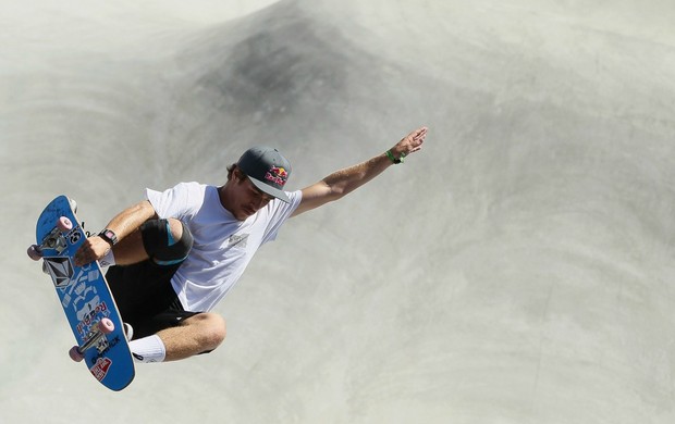 skate Pedro Barros nos X Games em Los Angeles (Foto: Getty Images)