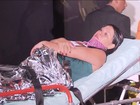 Tenda desaba e 39 pessoas ficam feridas em Brasília (Reprodução GloboNews)
